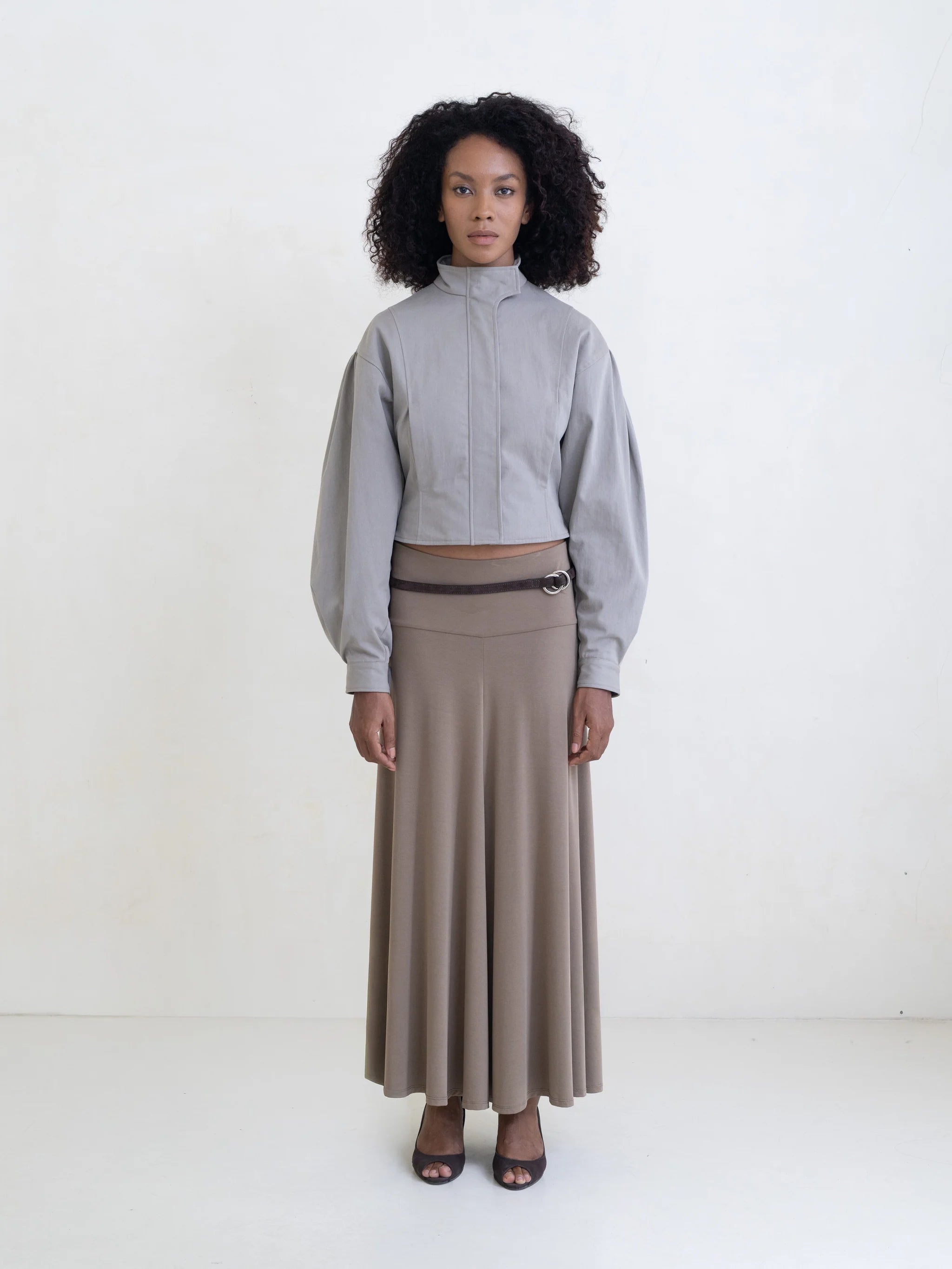 Bella Anna Globo Jacket Grey