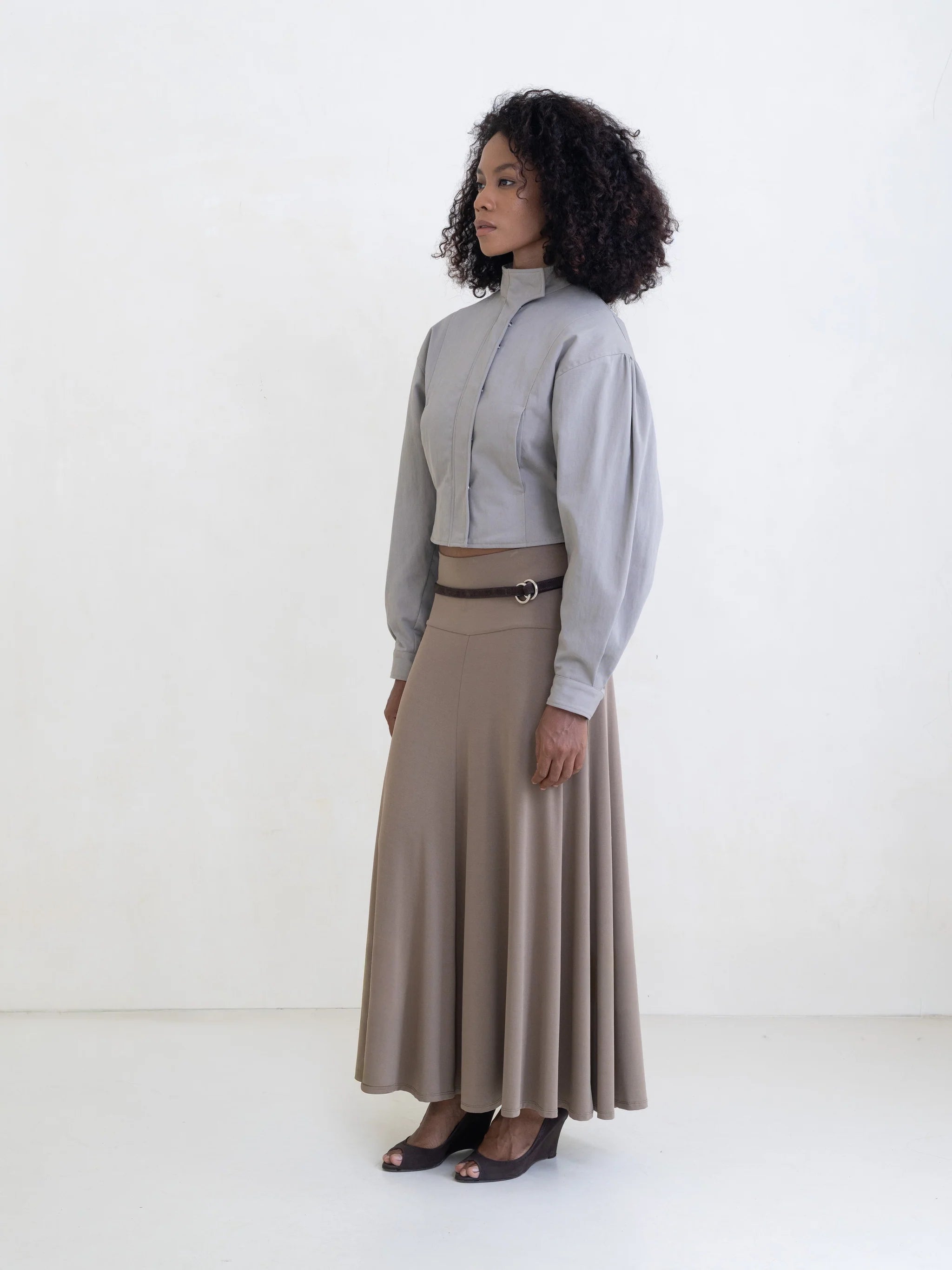 Bella Anna Globo Jacket Grey