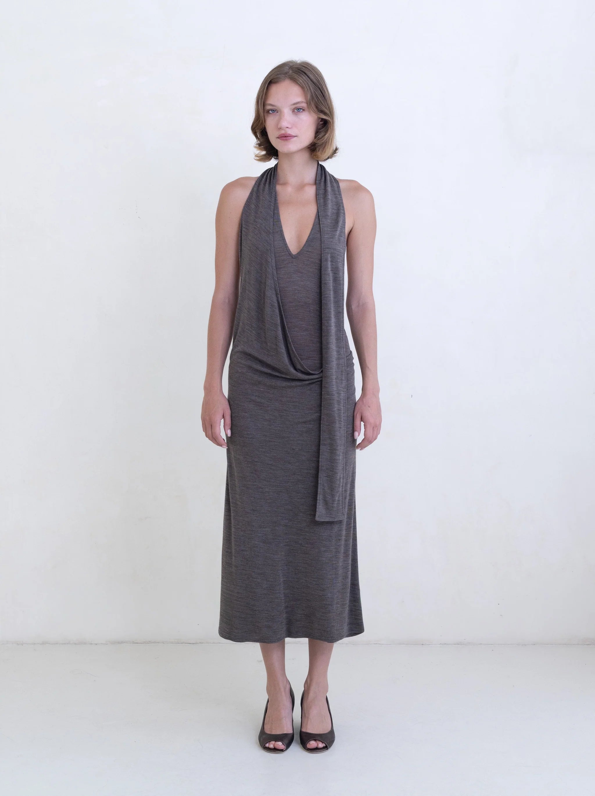 Bella Anna Duo Dress Grey