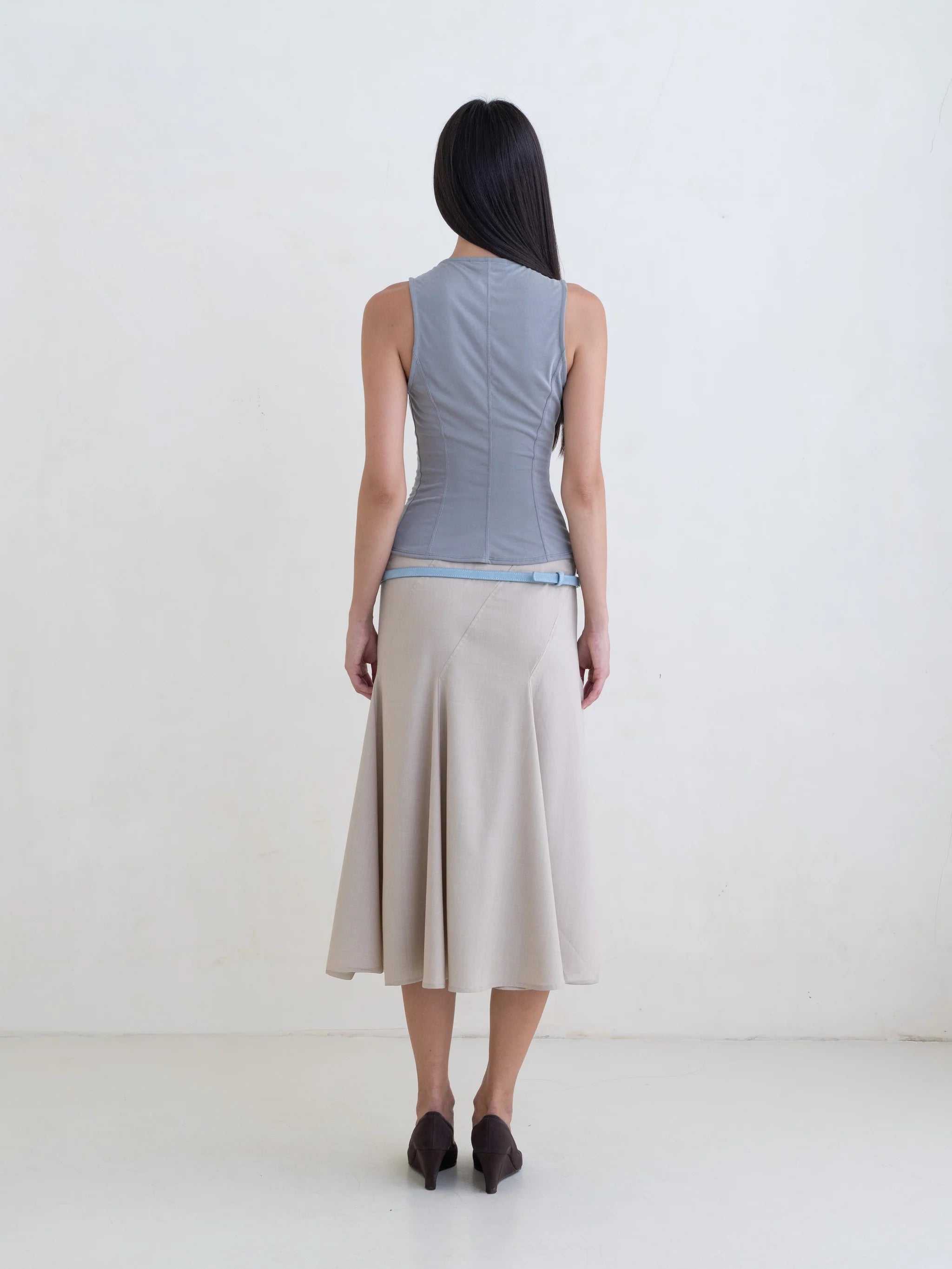 Bella Anna Fall Top Grey