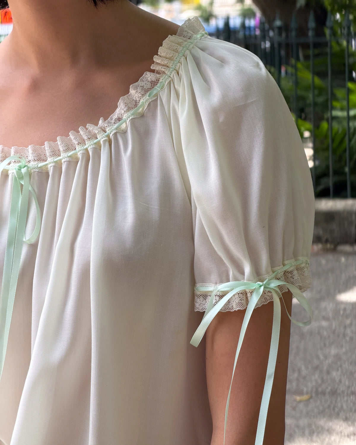 My Mum Made It Aurelie Blouse Vintage White