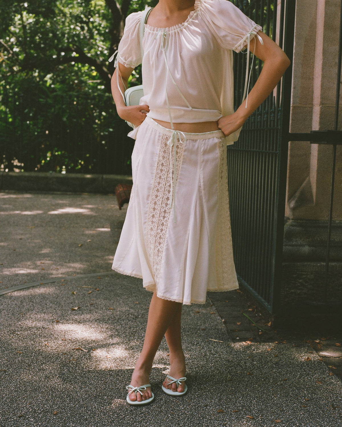 My Mum Made It Aurelie Skirt Vintage White
