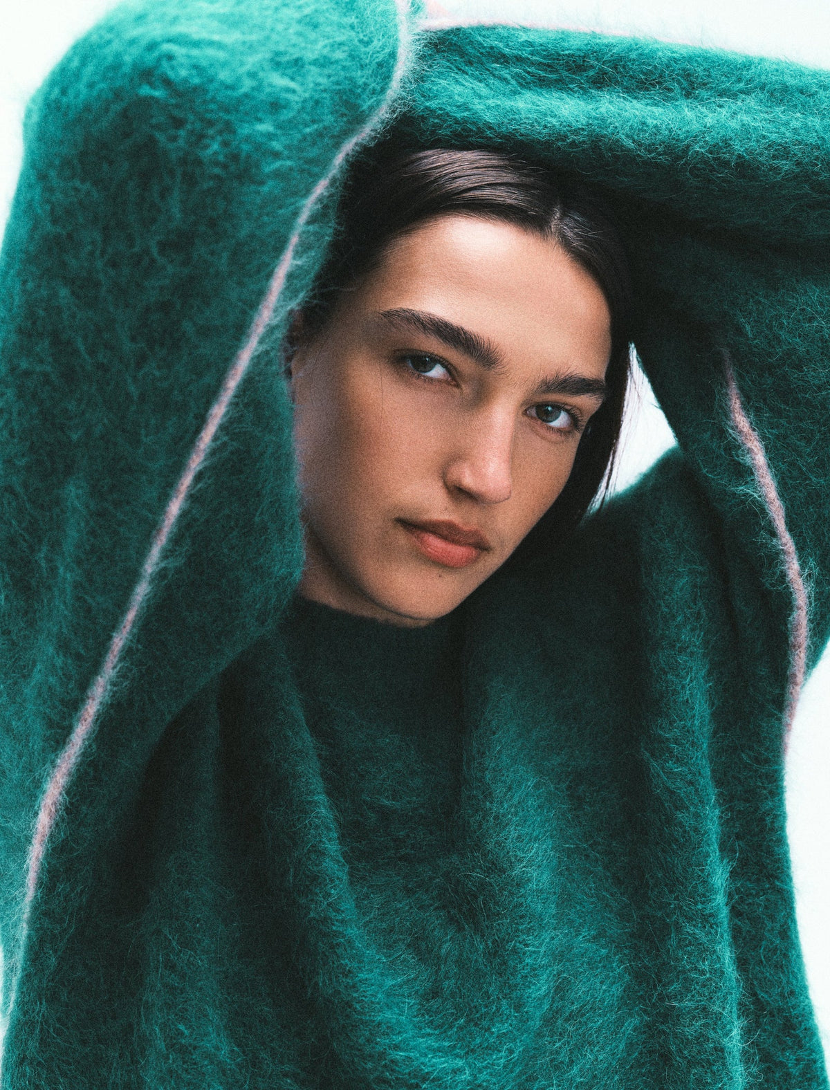 Nagnata Brushed Alpaca Sweater Kelp