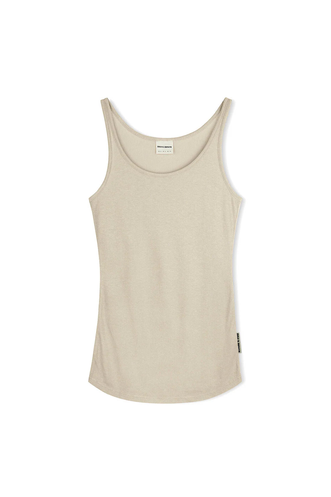 Zulu & Zephyr Rib Jersey Tank Husk