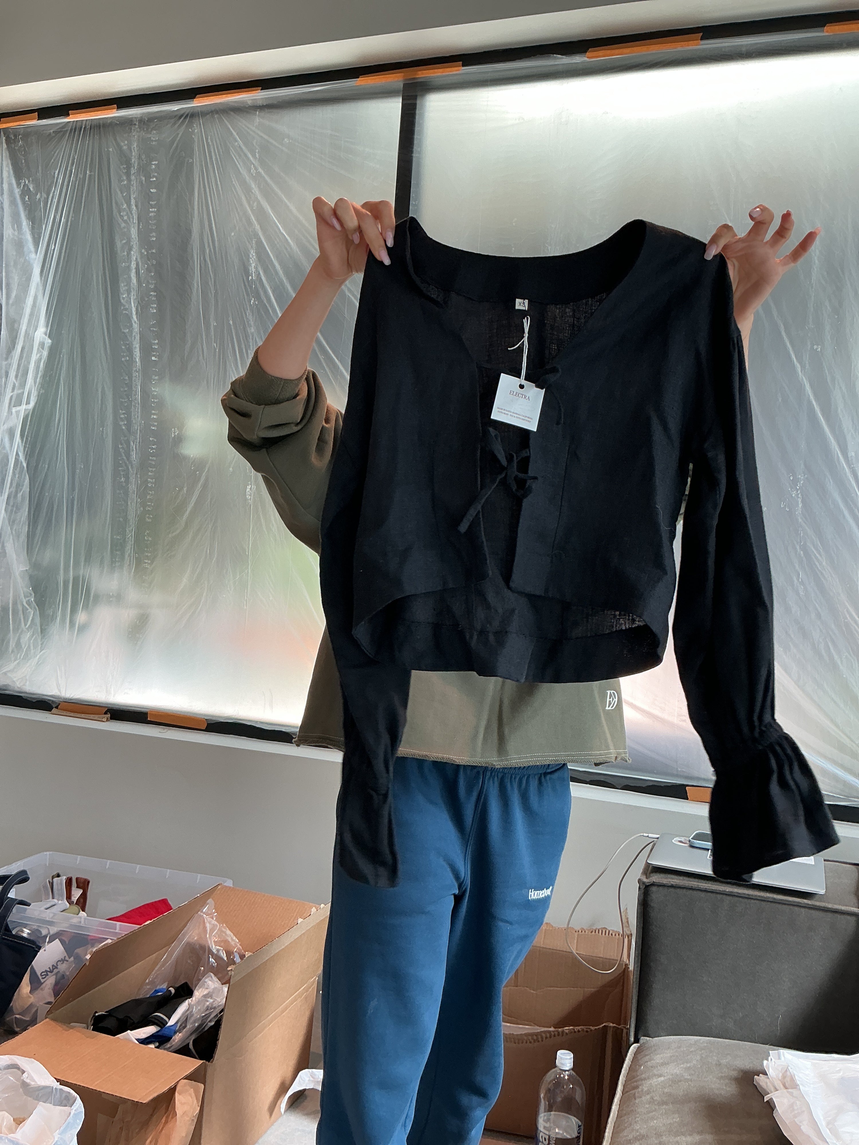 Electra blouse black