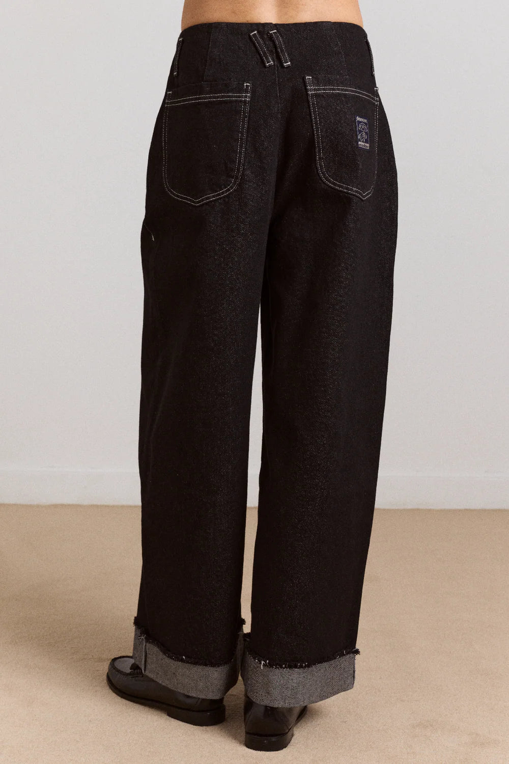Damson Madder Loose Fit Pascal Jeans Black Wash
