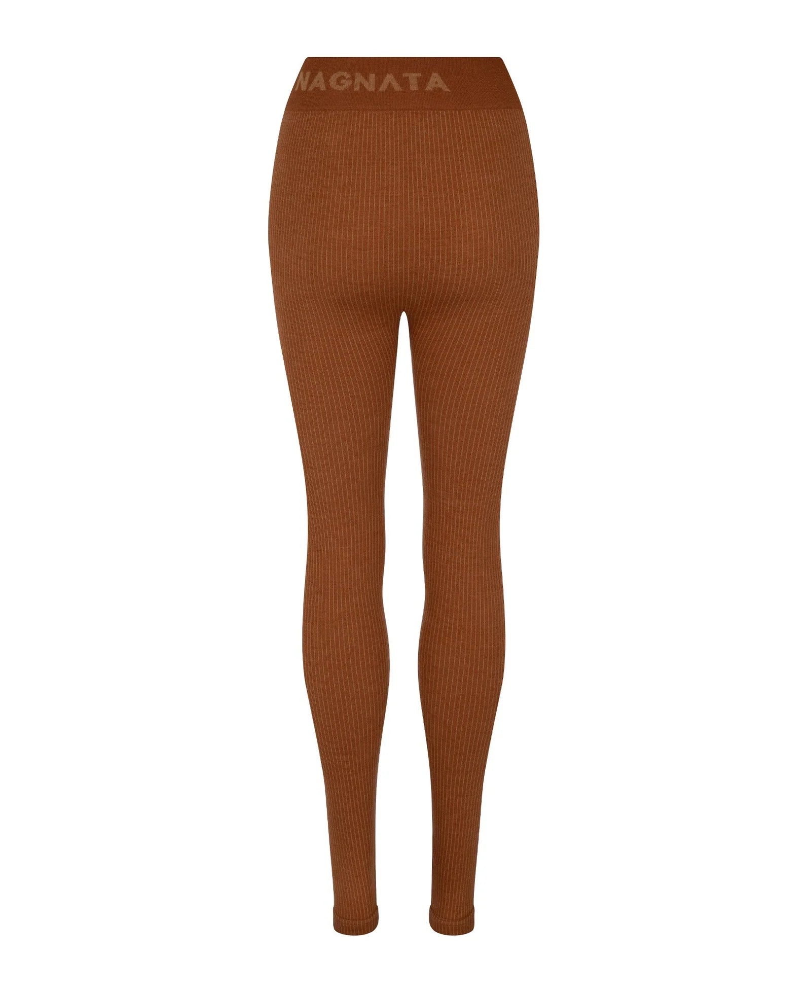 Nagnata Classic Wool Rib Legging Spice