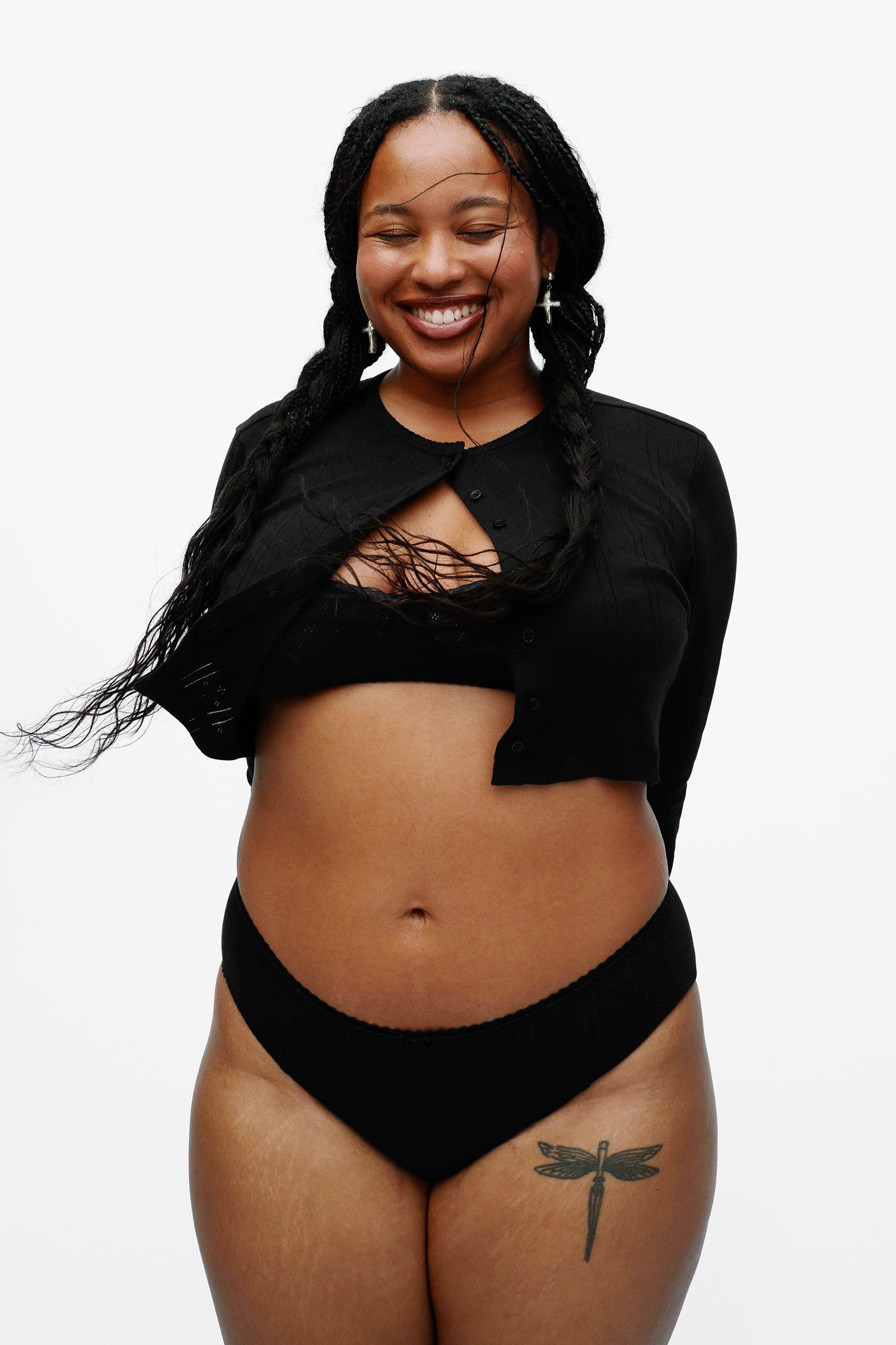 Cou Cou The Cozy Brief Black