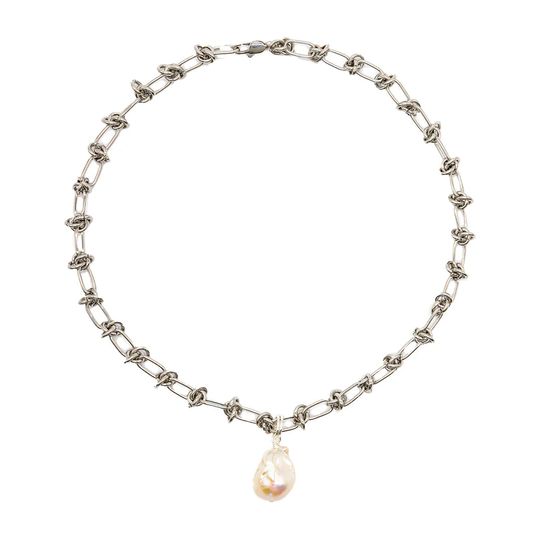 Briwok Devin Necklace Silver