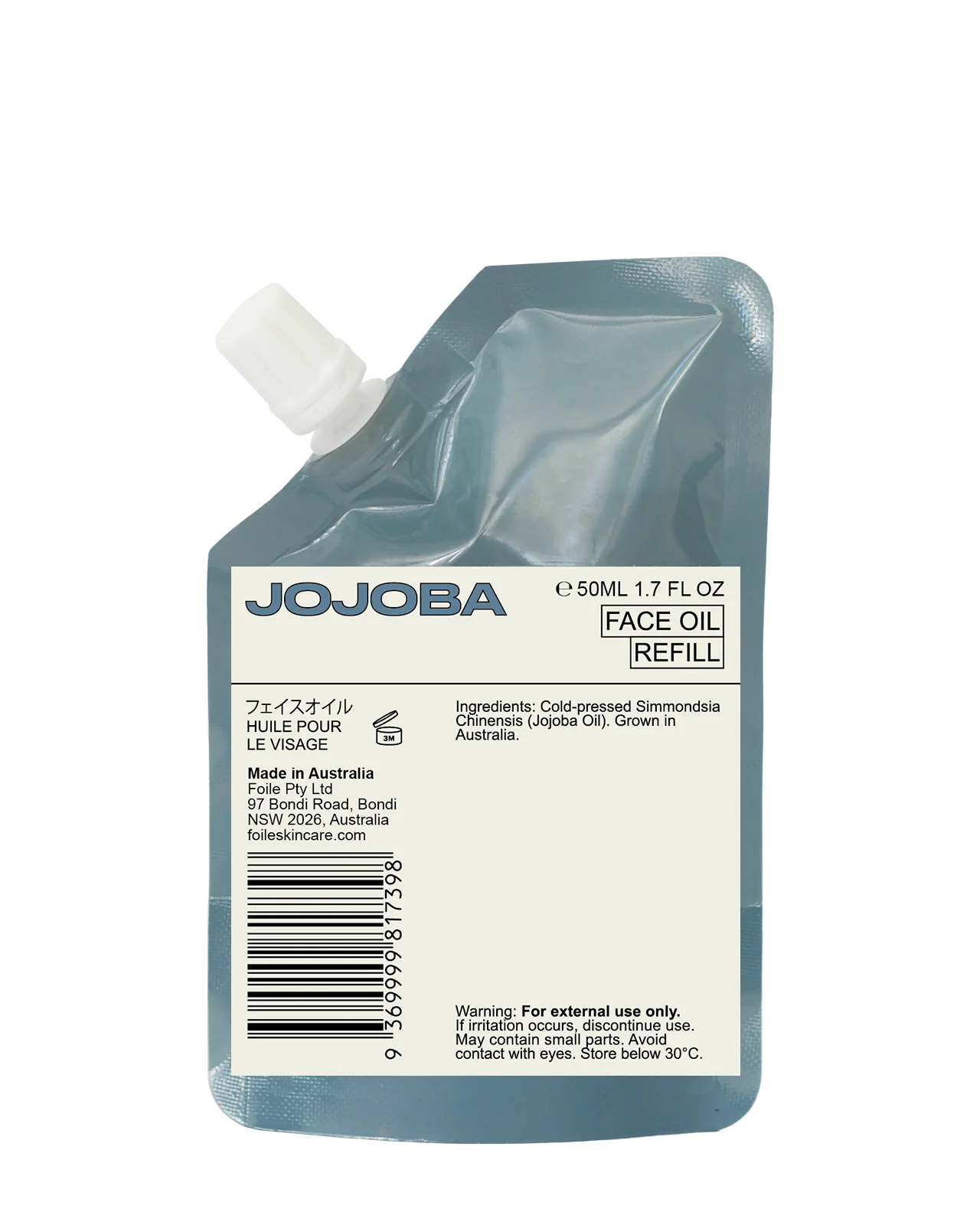 Foile Jojoba Face Oil Refill 50ML