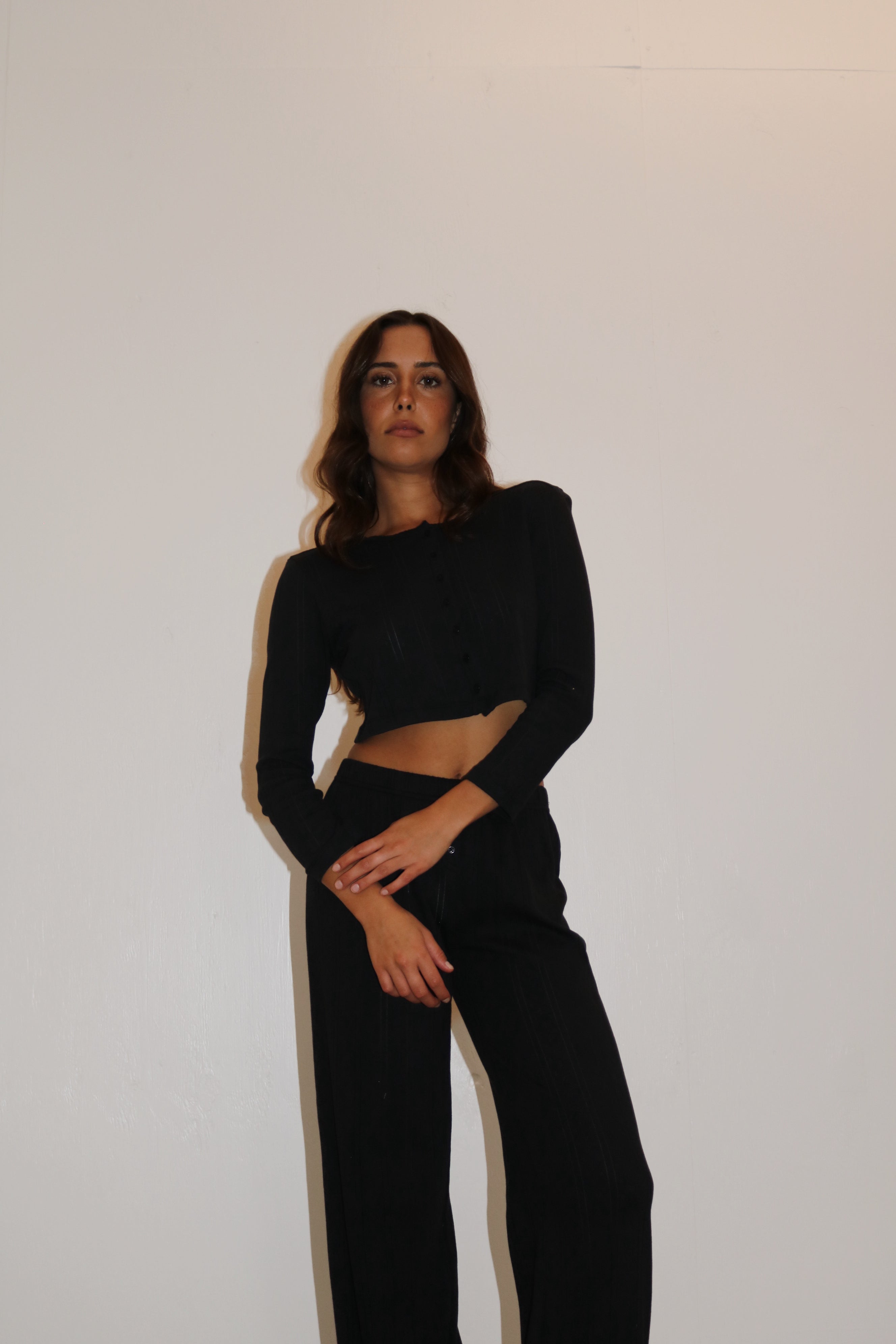 Cou Cou The Pant Cotton Jersey Black