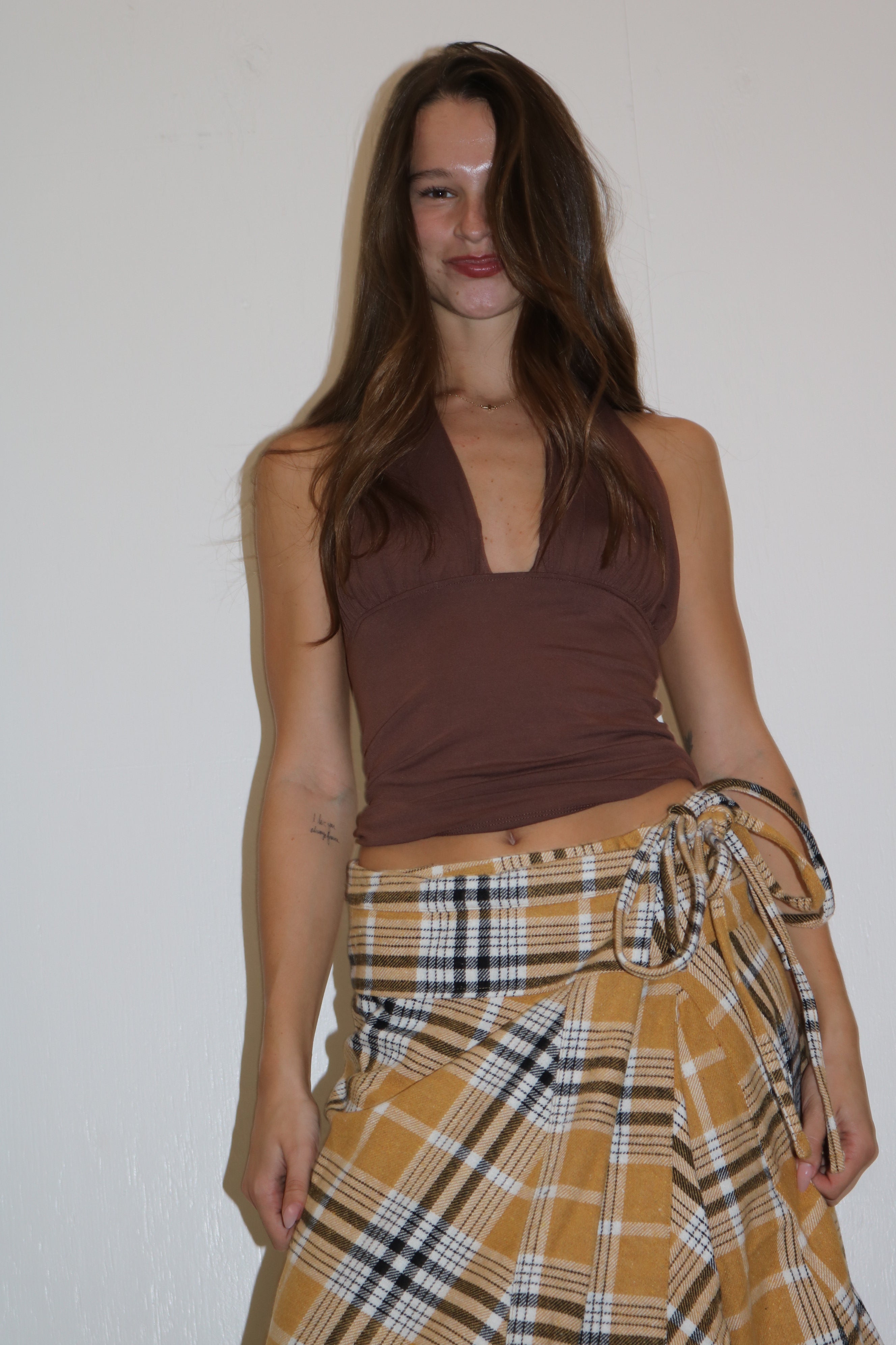 Susmies Isabela Brown Top