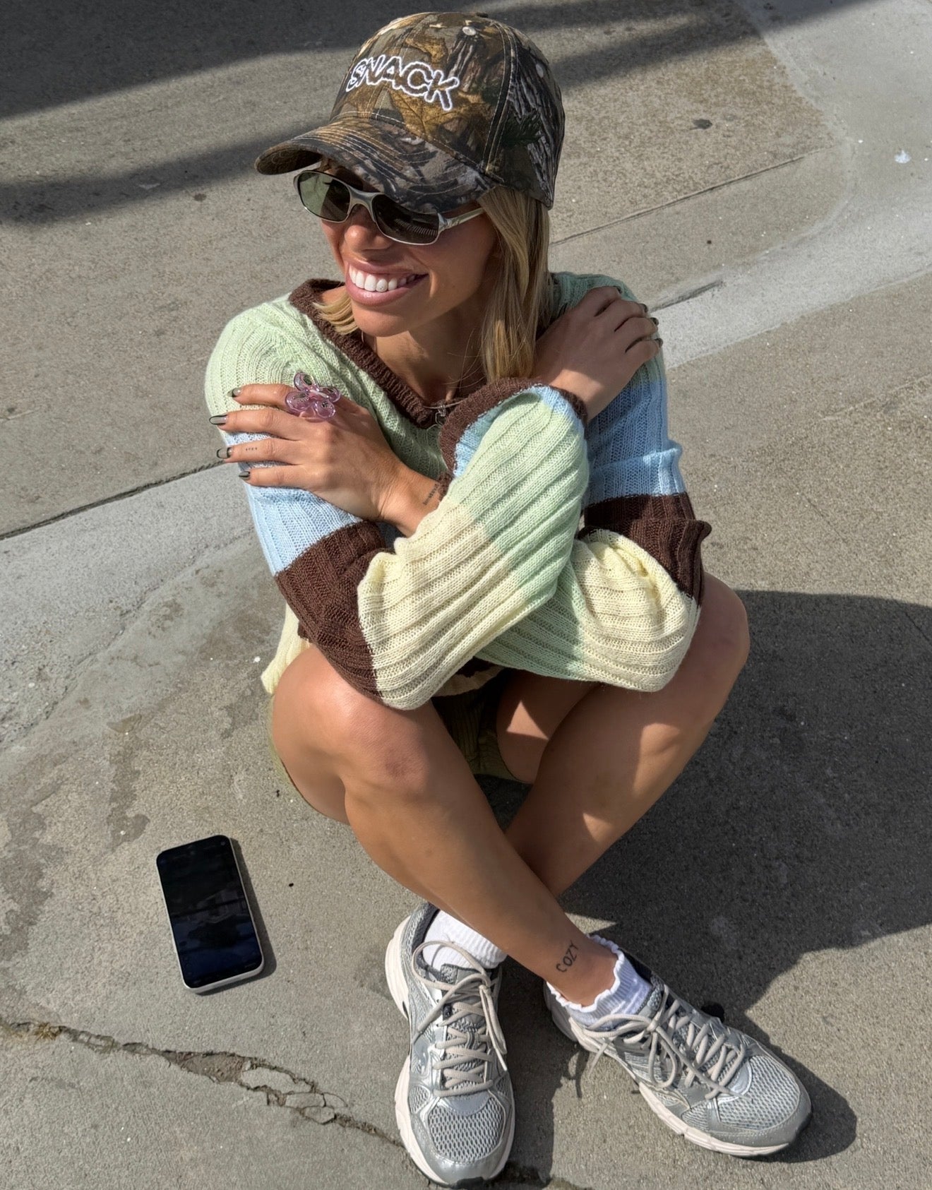 Snack LA Trucker Camo Hat