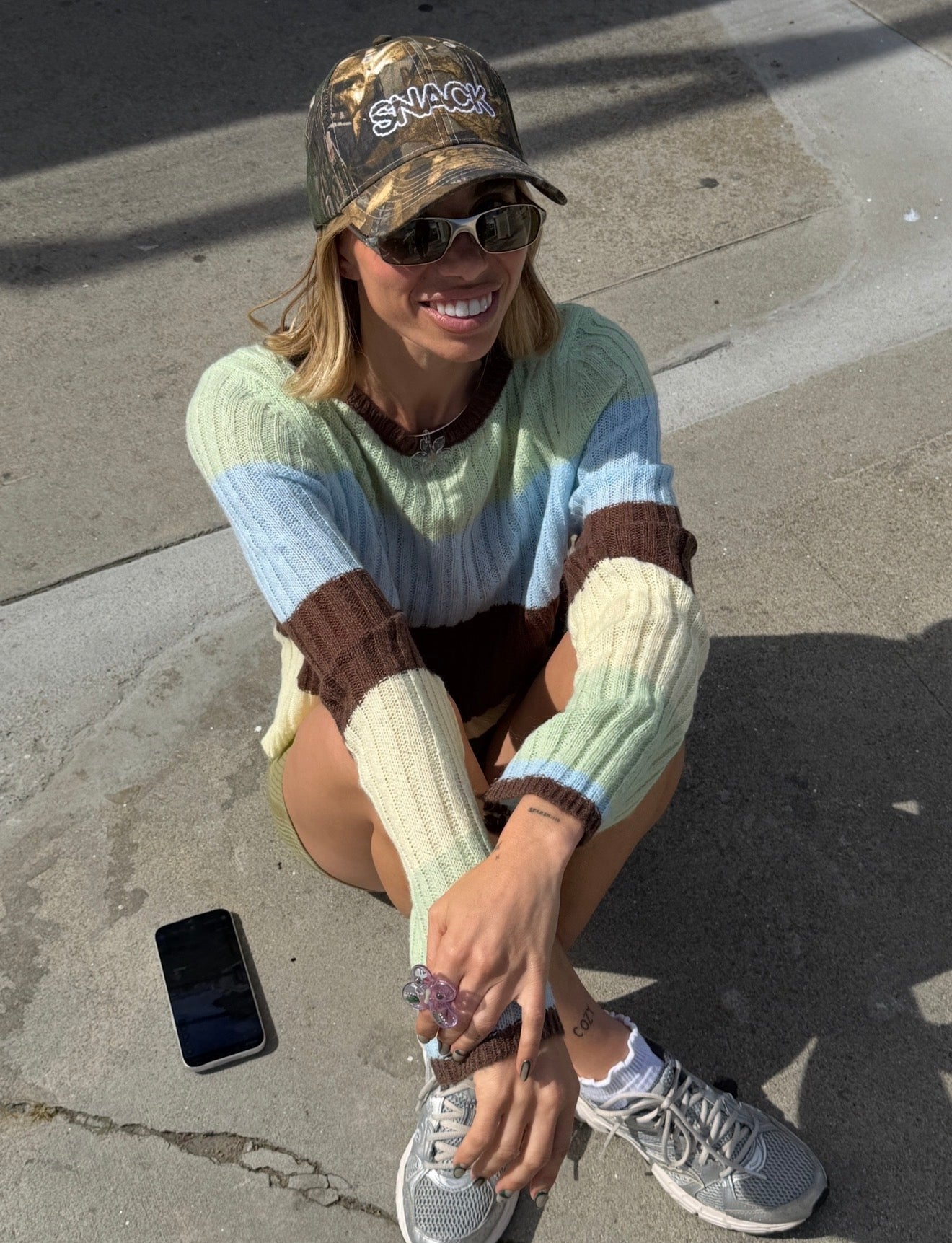 Snack LA Trucker Camo Hat