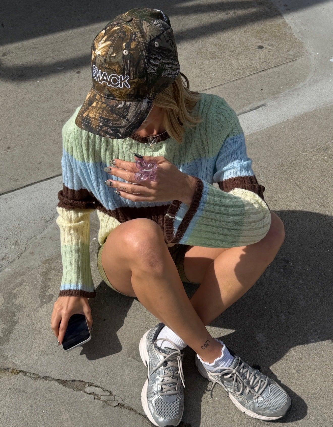 Snack LA Trucker Camo Hat