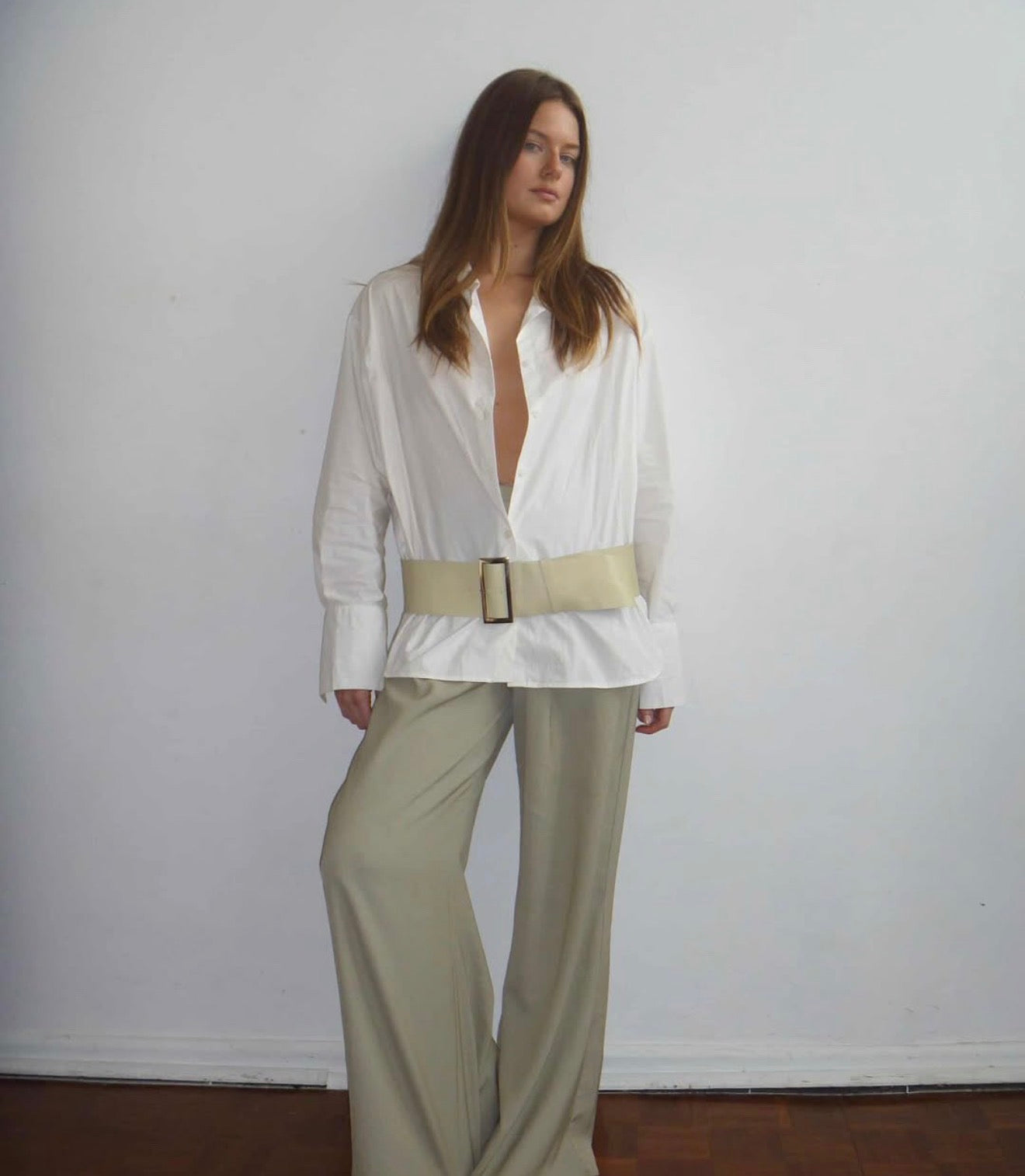 Bali Tailor The Aya Belt Cream Suede
