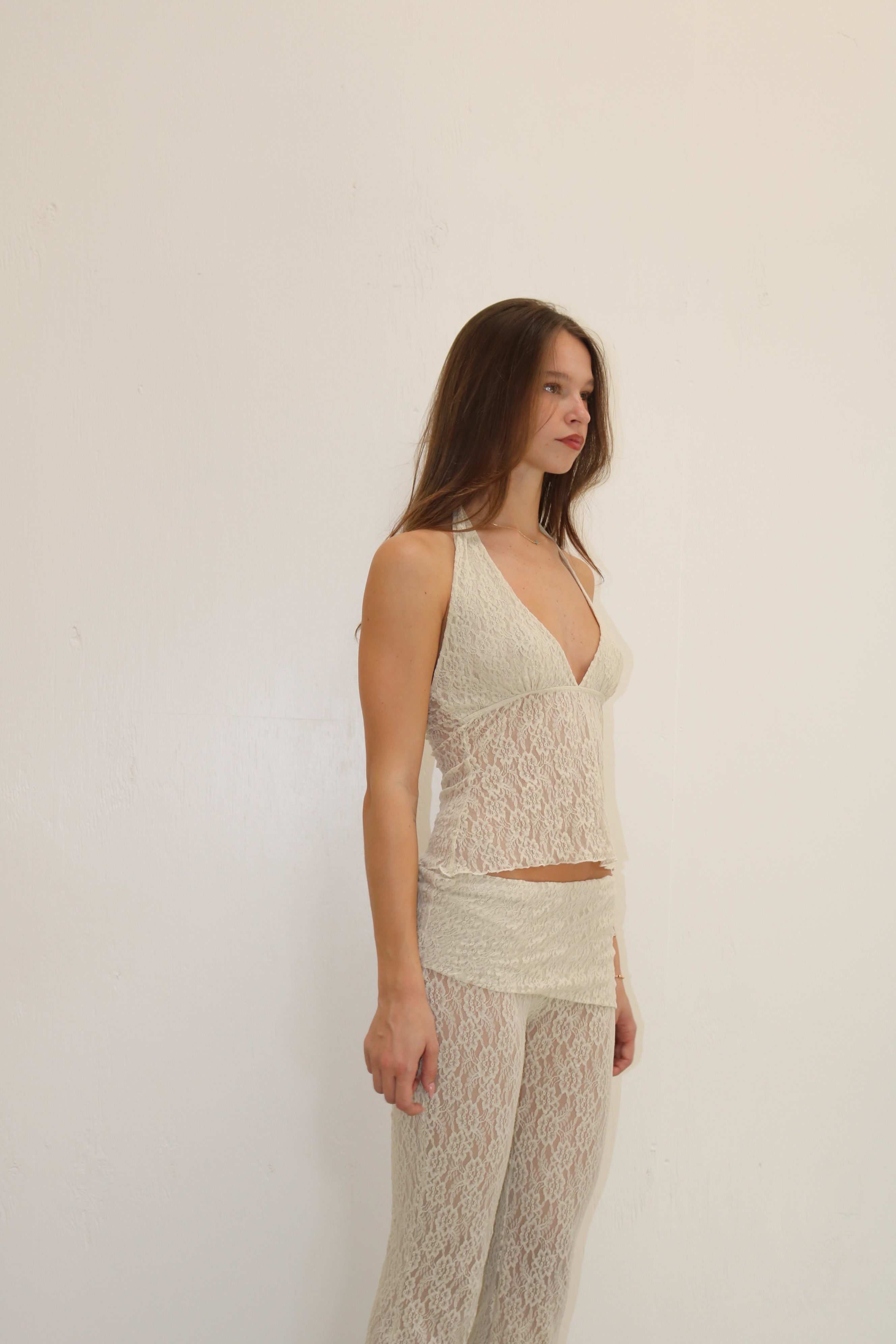 Campbell and Kramer Thalia Pant Sandstone Lace