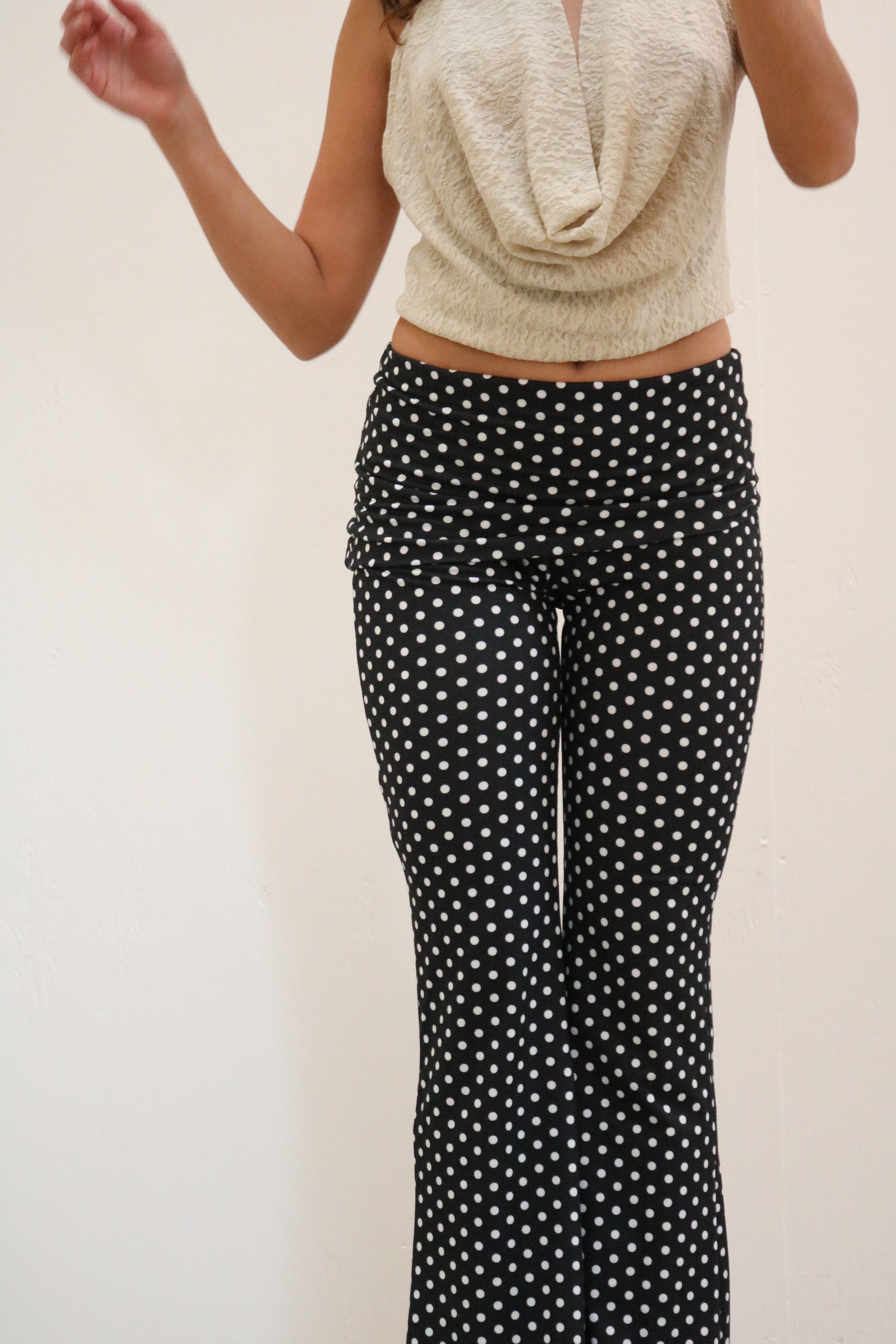 Campbell and Kramer Thalia Pant Black Polka Dot