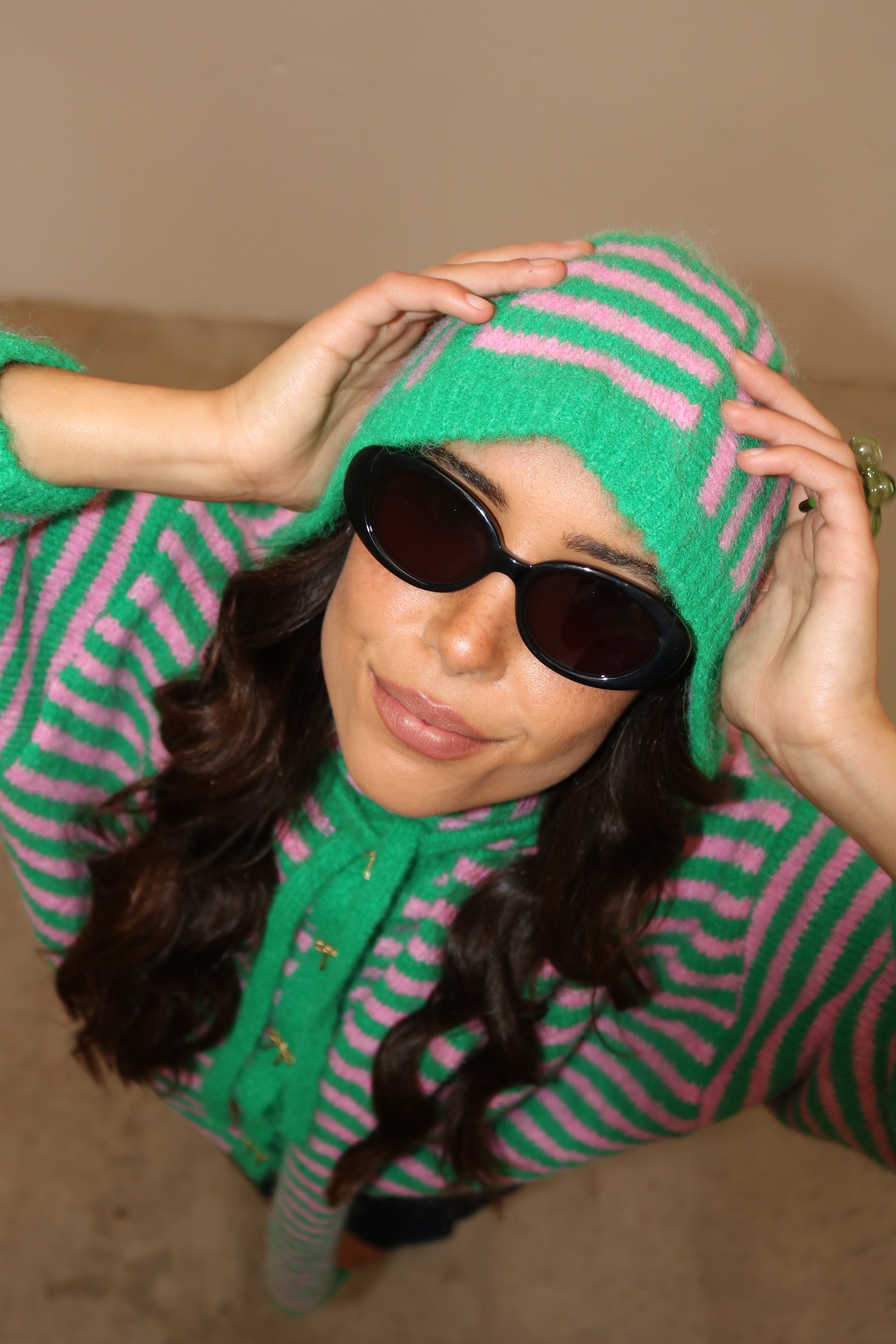 Lisa Says Gah Alma Bonnet Kelly Flamingo