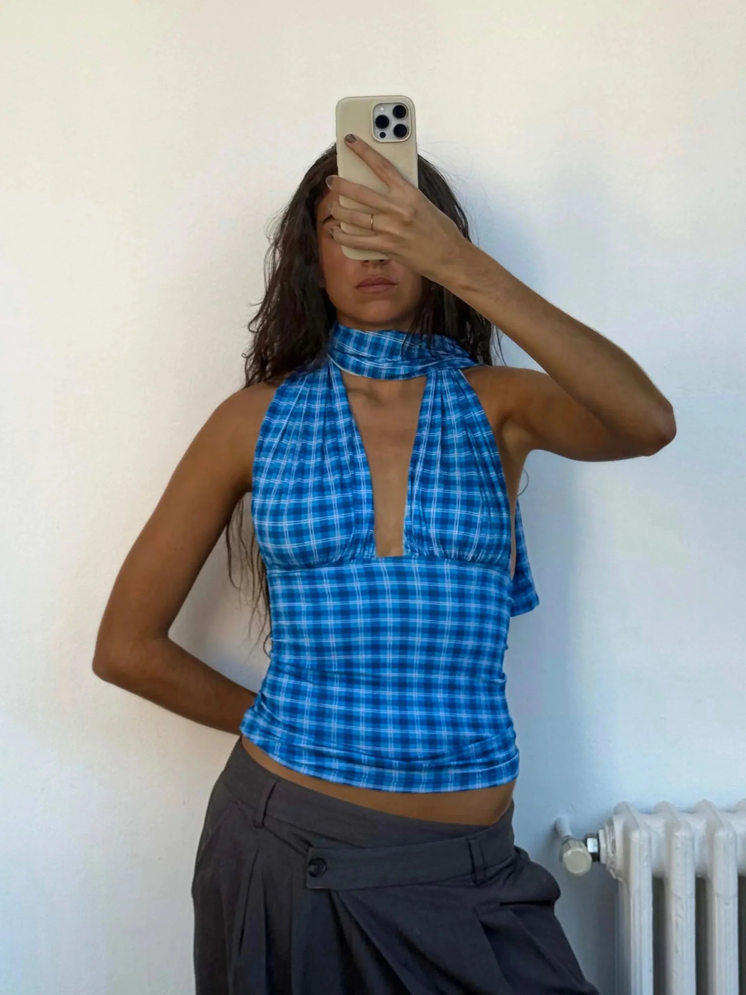 Susmies Isabela Indigo Top