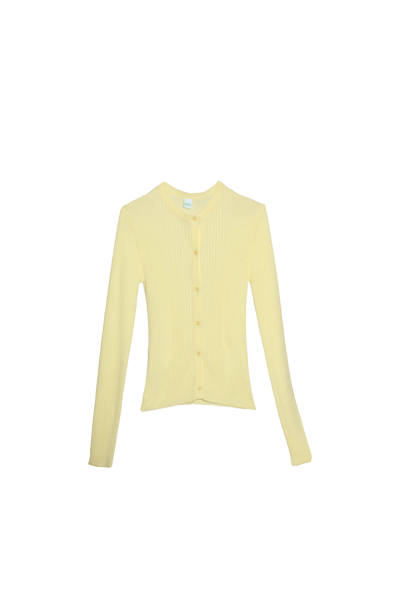 Find Me Now RIBBED KNIT CARDIGAN butter