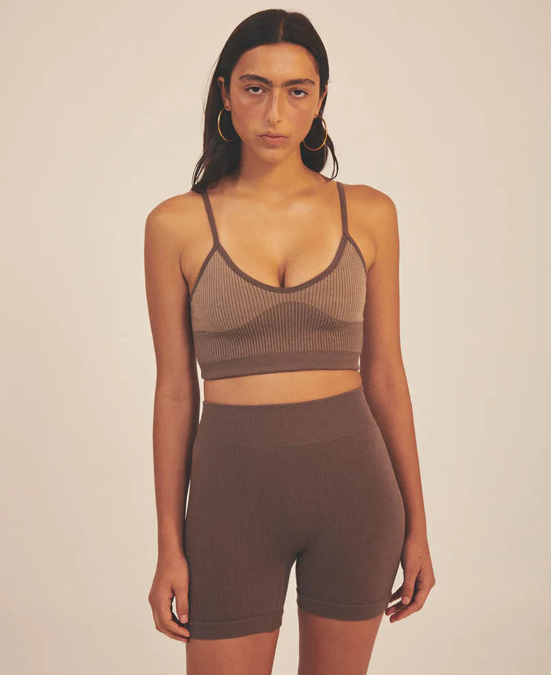 Nagnata Classic Wool Mini Short Mocha