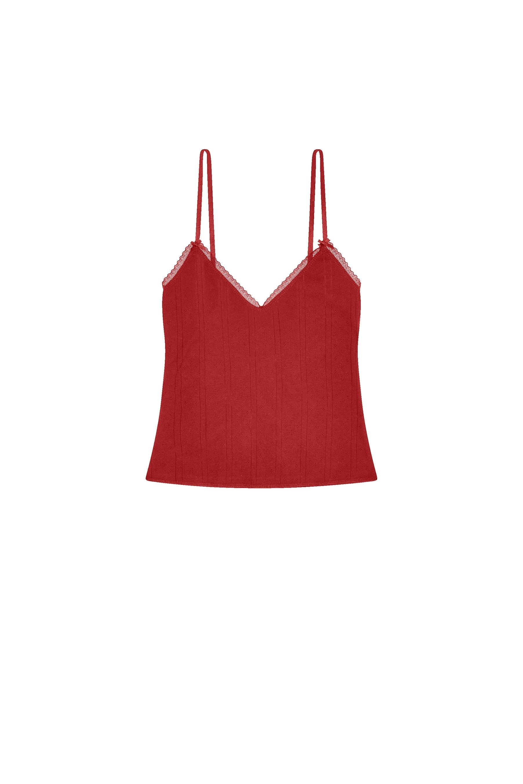 Cou Cou The Long Cami Cherry Red