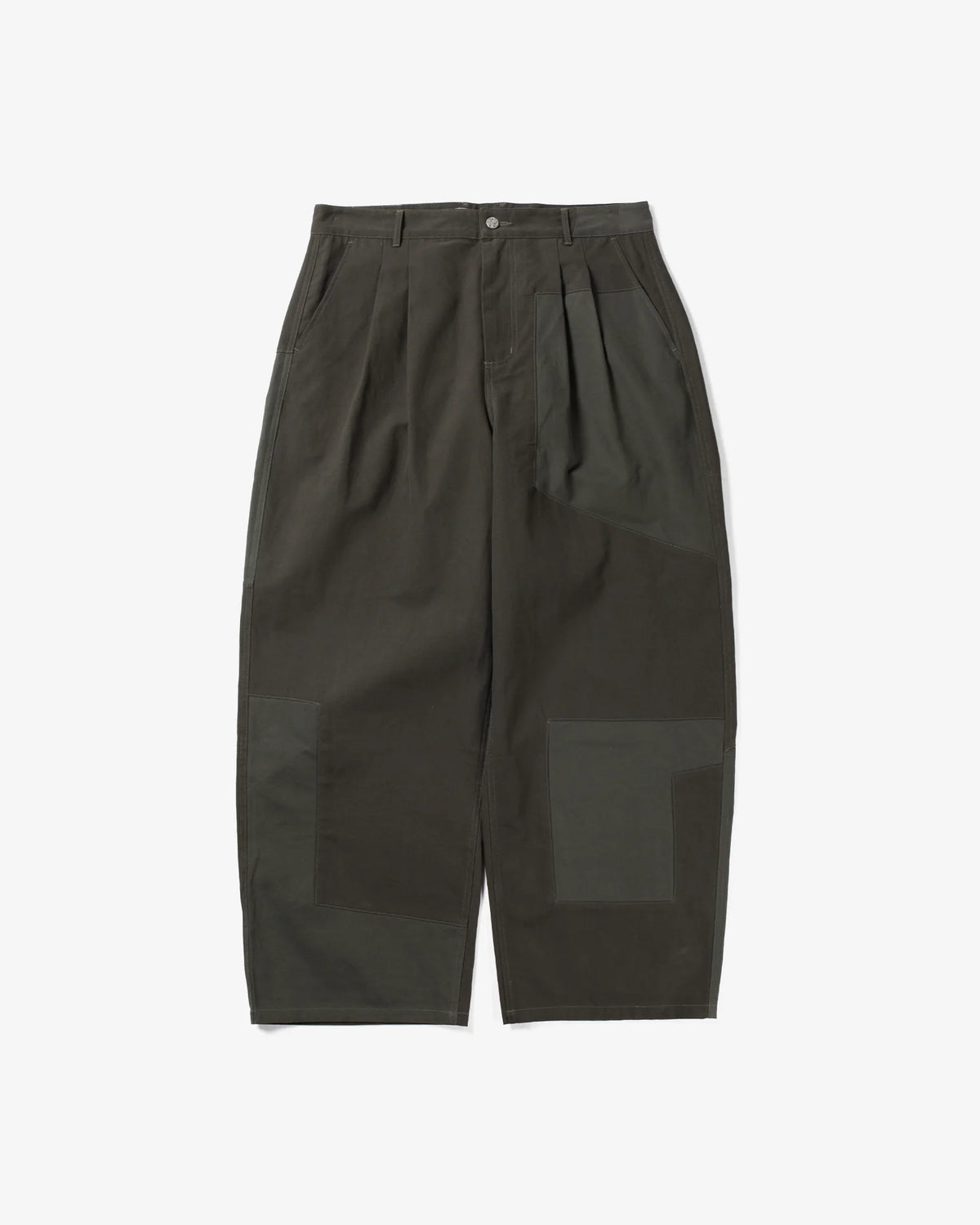 Candice Panel Pants - Moss