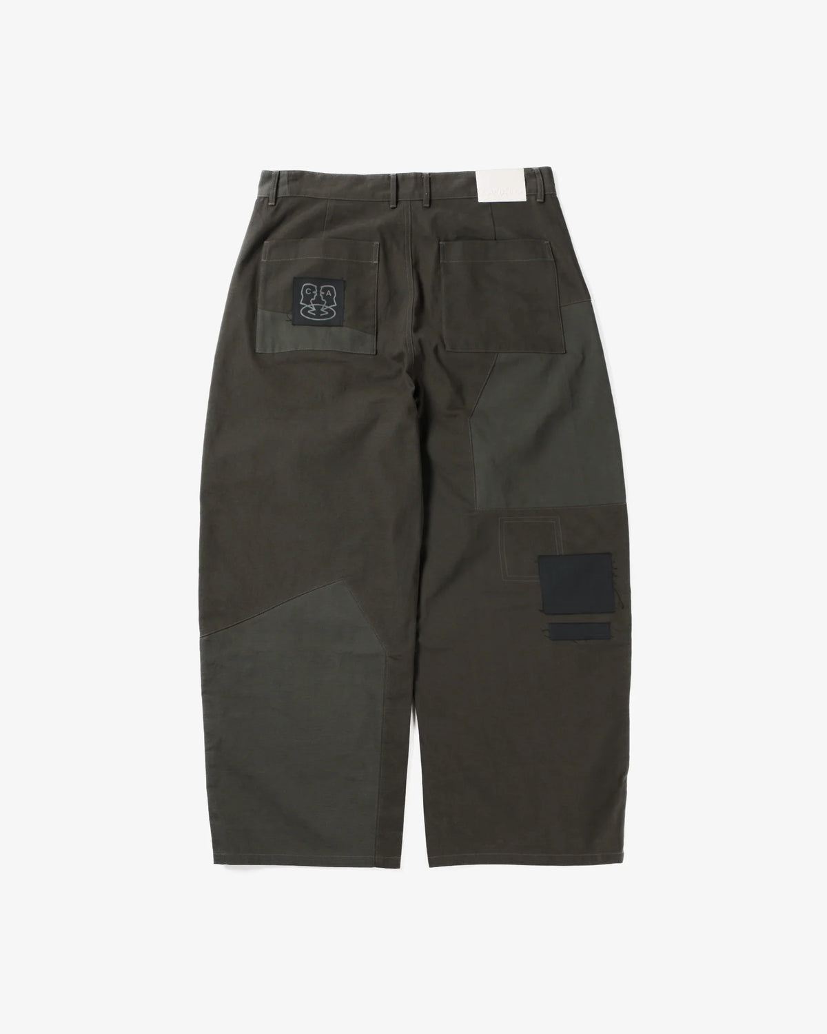 Candice Panel Pants - Moss