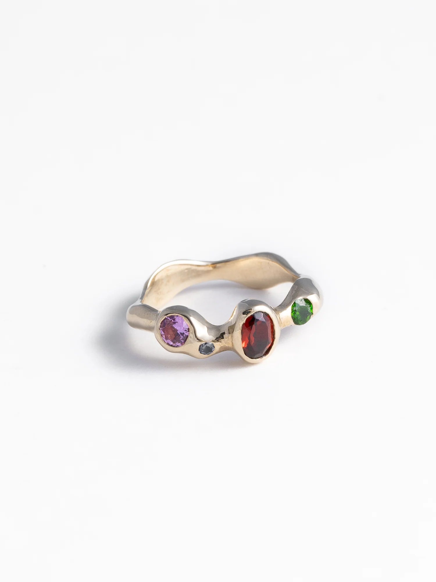 Faris Reina Ring Sterling Silver/ Mixed Gems