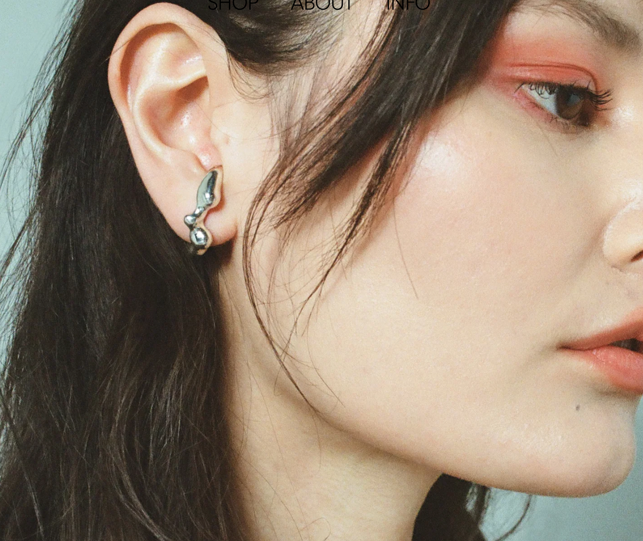 Faris Seep Stud Sterling Silver