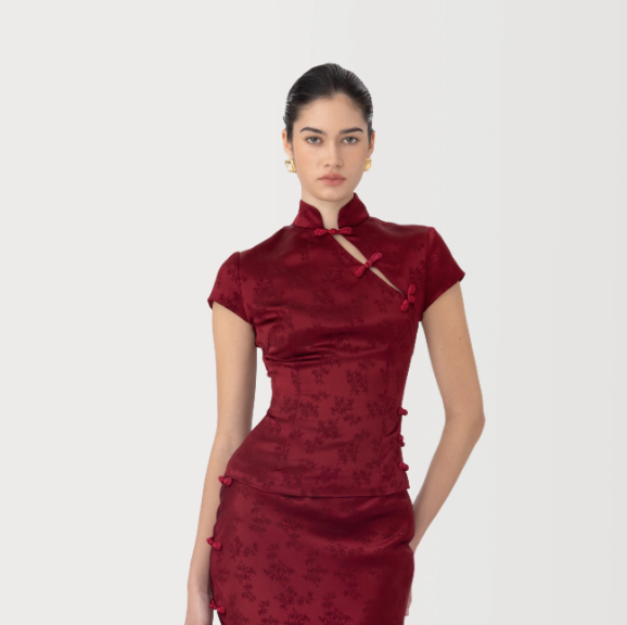 Sau Lee Soren Ren Top Red Sangria