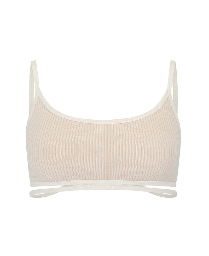 Nagnata Splice Bralet Bone White