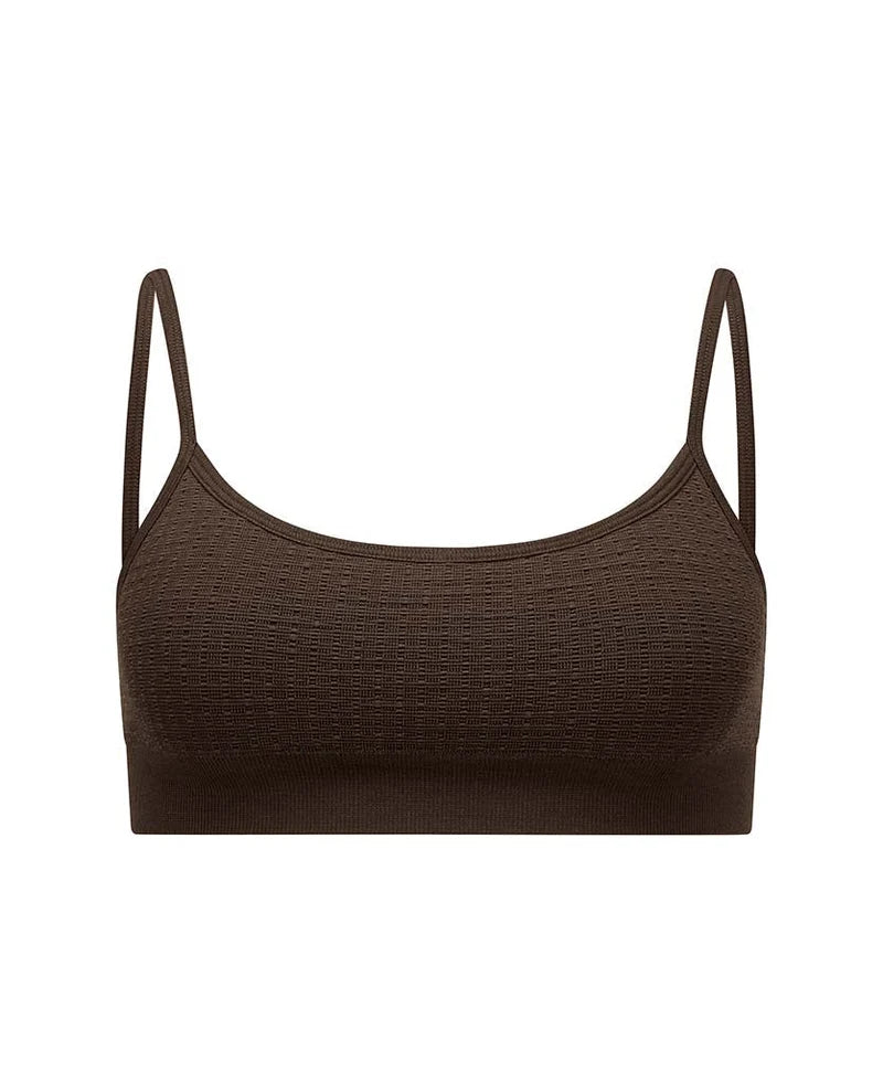 Nagnata Textured Ballet Wool Bralet Bark