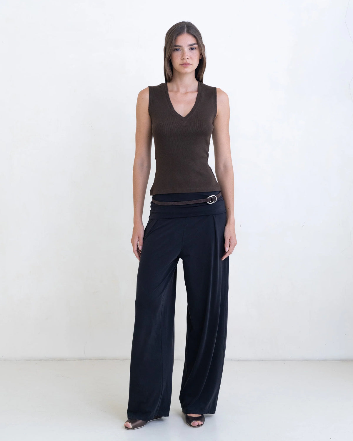 Bella Anna Morning Top Brown