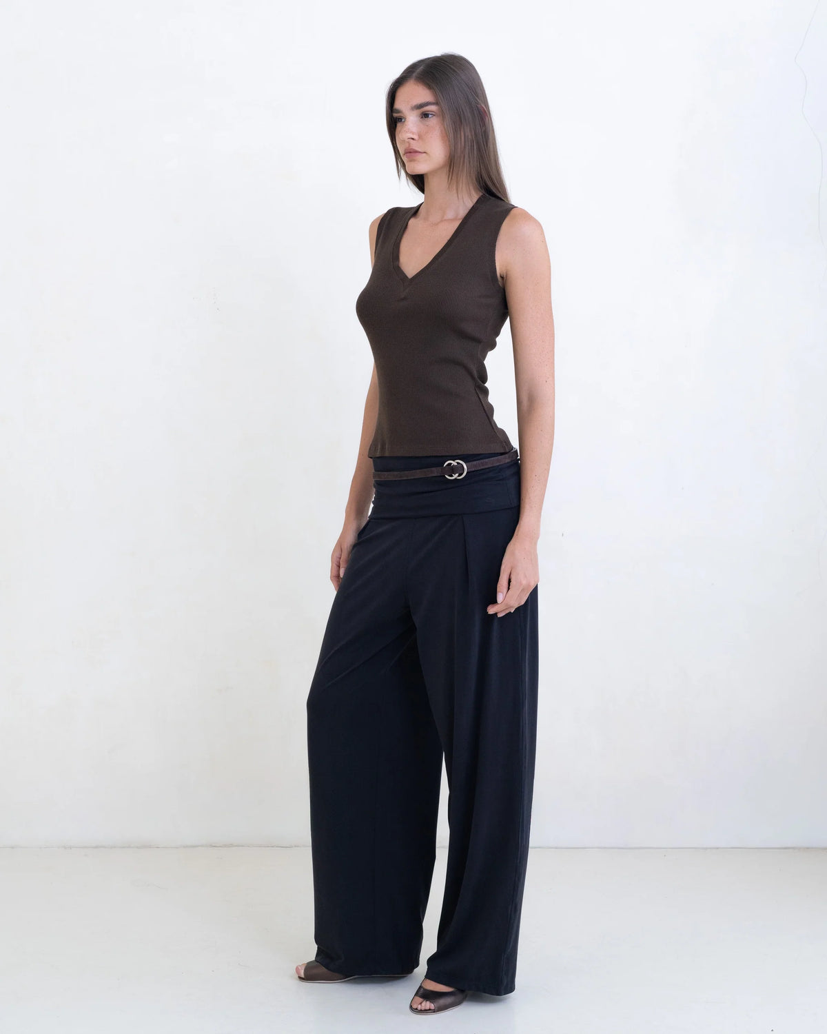 Bella Anna Morning Top Brown
